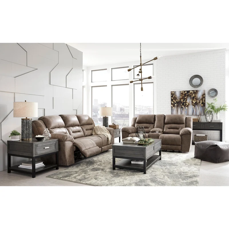 Signature Design by Ashley Stoneland 39905U1 2 pc Reclining Living Room Set - Fossil