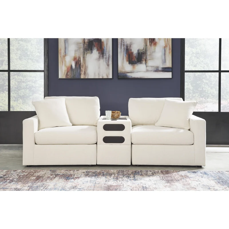 Signature Design by Ashley Modmax 92103S13 3 pc Sectional Loveseat with Audio System