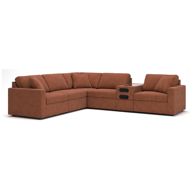 Signature Design by Ashley Modmax 92102S14 6 pc Sectional with Audio System
