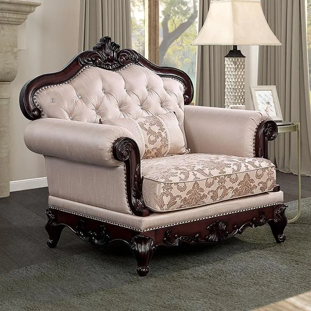 Furniture of America Veracruz FM65002BR-CH Loveseat