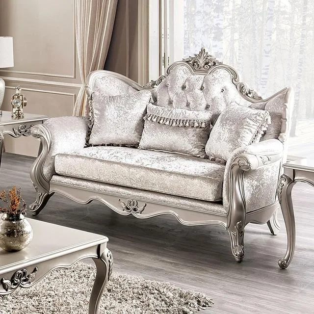 Furniture of America Acapulco FM65001WH-LV Loveseat