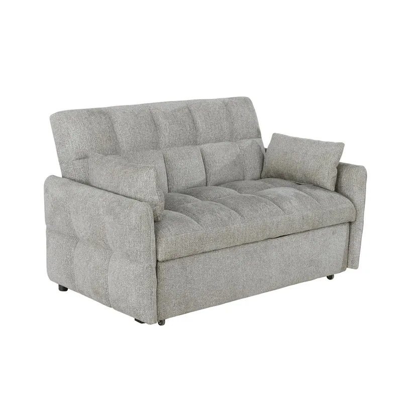 Coaster Furniture Cotswold 508307 Upholstered Convertible Sleeper Sofa Bed - Light Grey