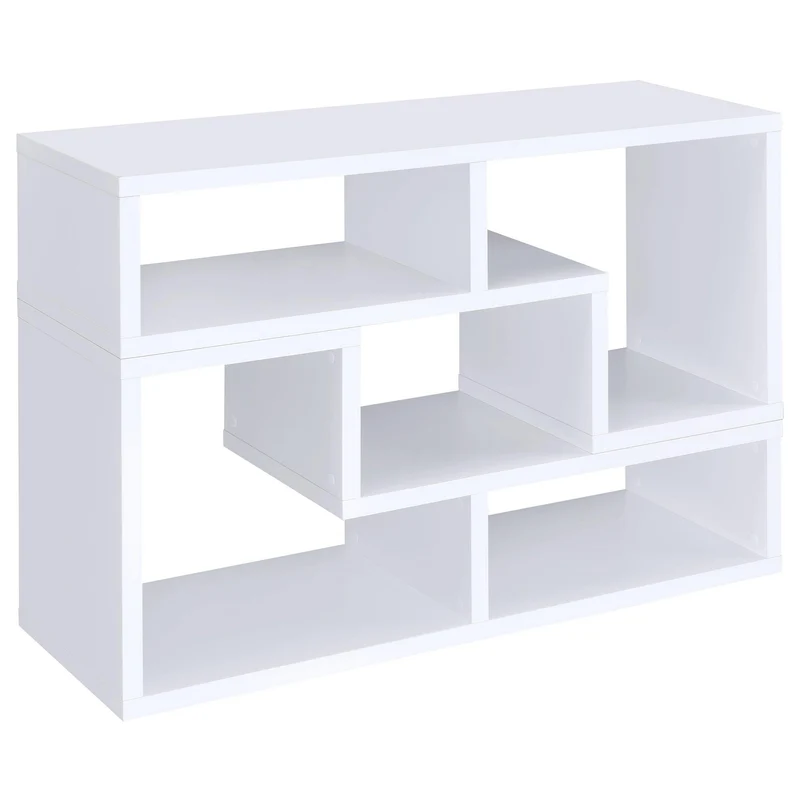 Coaster Furniture Velma 800330 Multipurpose TV Stand and Bookshelf - White