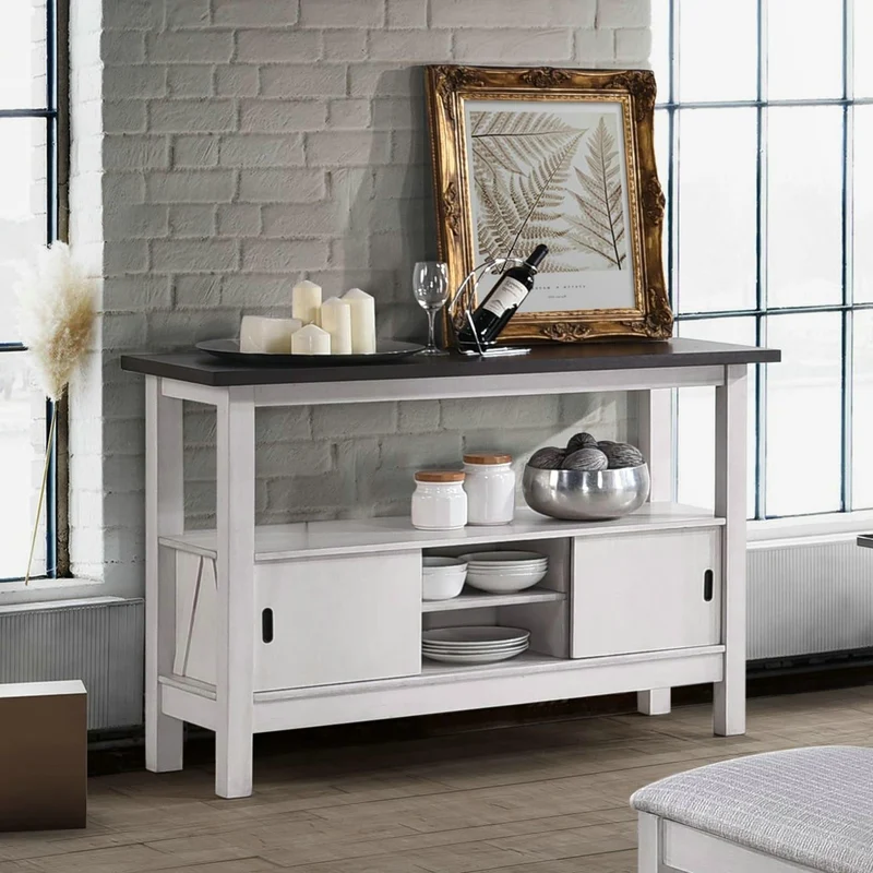 New Classic Furniture Maisie D1903-30 Server - White/Brown