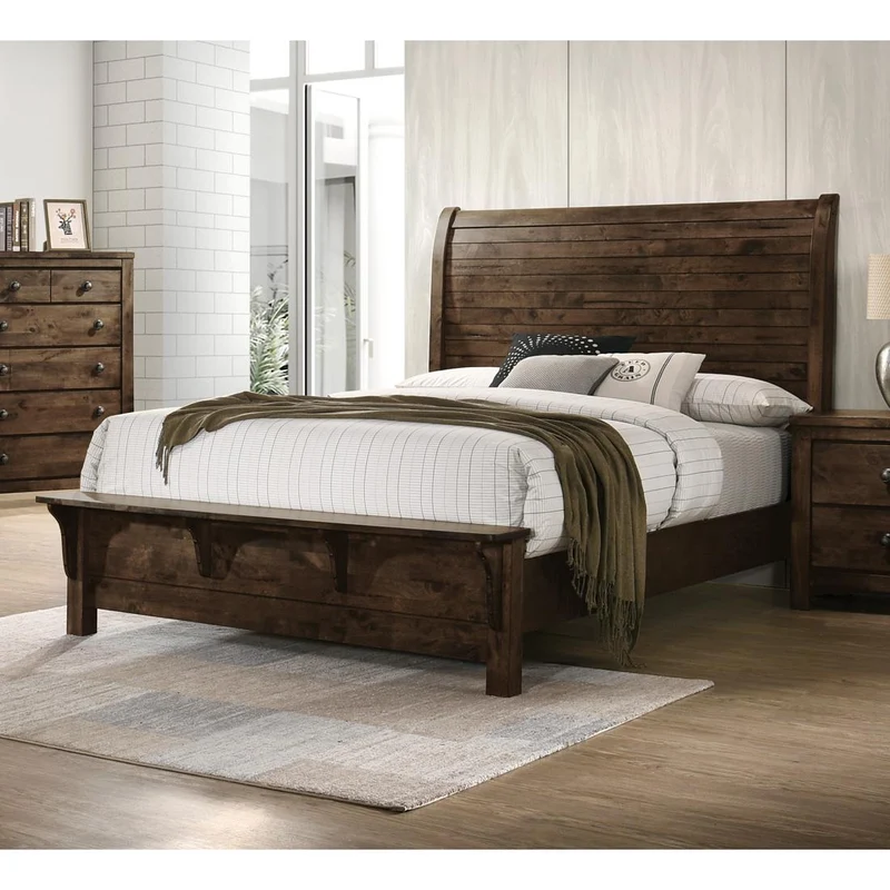 New Classic Furniture Blue Ridge B1334 California King Bed - Rustic Gray