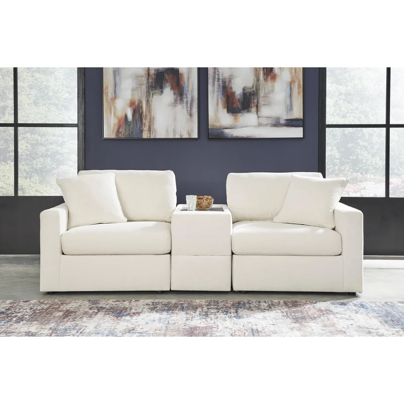 Signature Design by Ashley Modmax 92103S3 2 pc Sectional Loveseat with Console