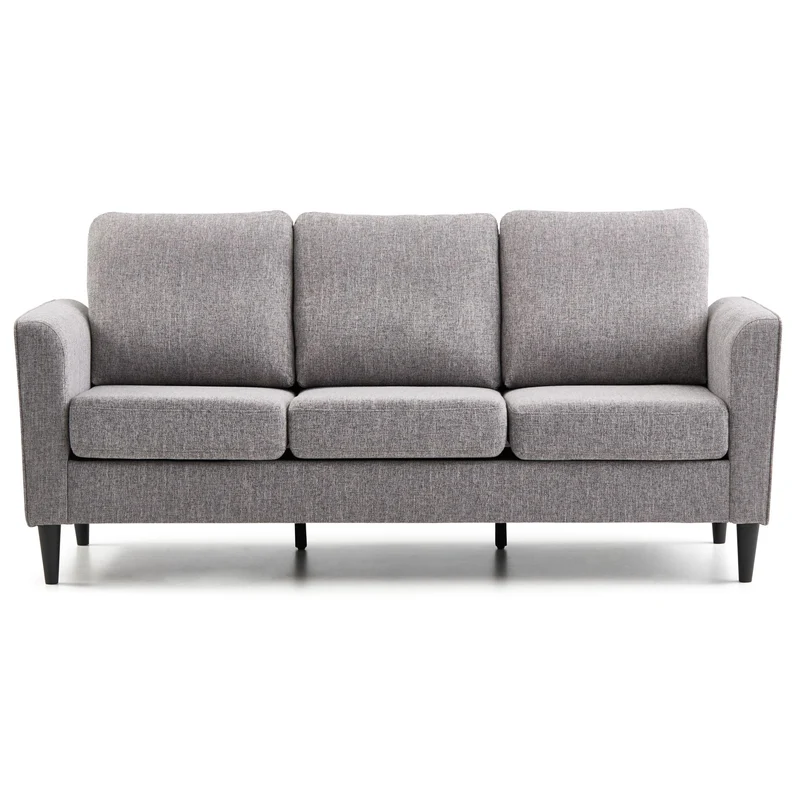 Weekender Atwood Sofa- Faux Caramel Brown