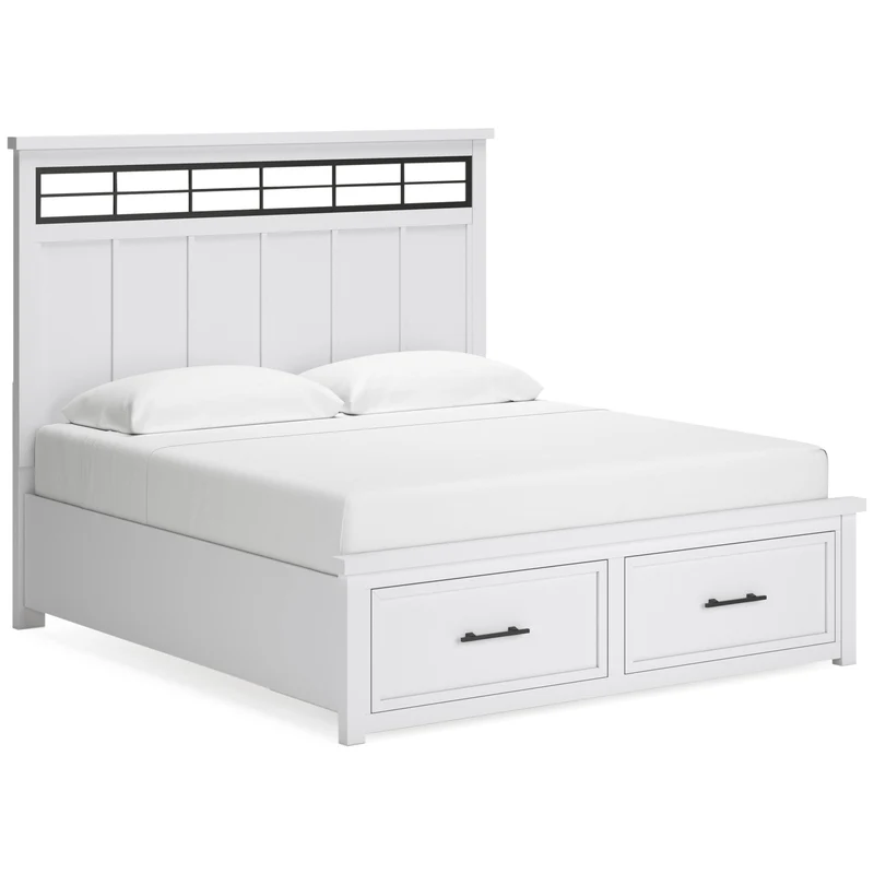 Benchcraft Ashbryn B844B5 California King Panel Storage Bed