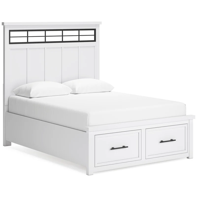 Benchcraft Ashbryn B844B2 Queen Panel Storage Bed
