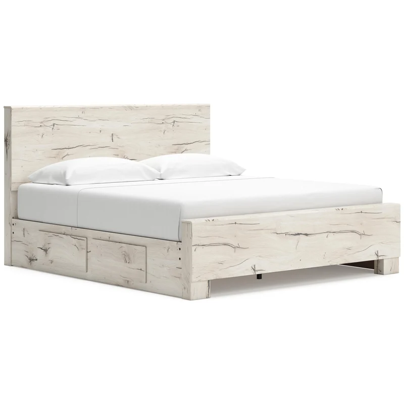 Signature Design by Ashley Lawroy B2310B13 King Panel Bed with Storage