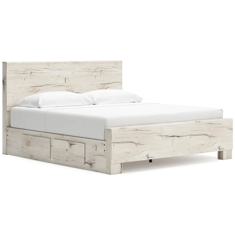 Signature Design by Ashley Lawroy B2310B12 King Panel Bed with Storage