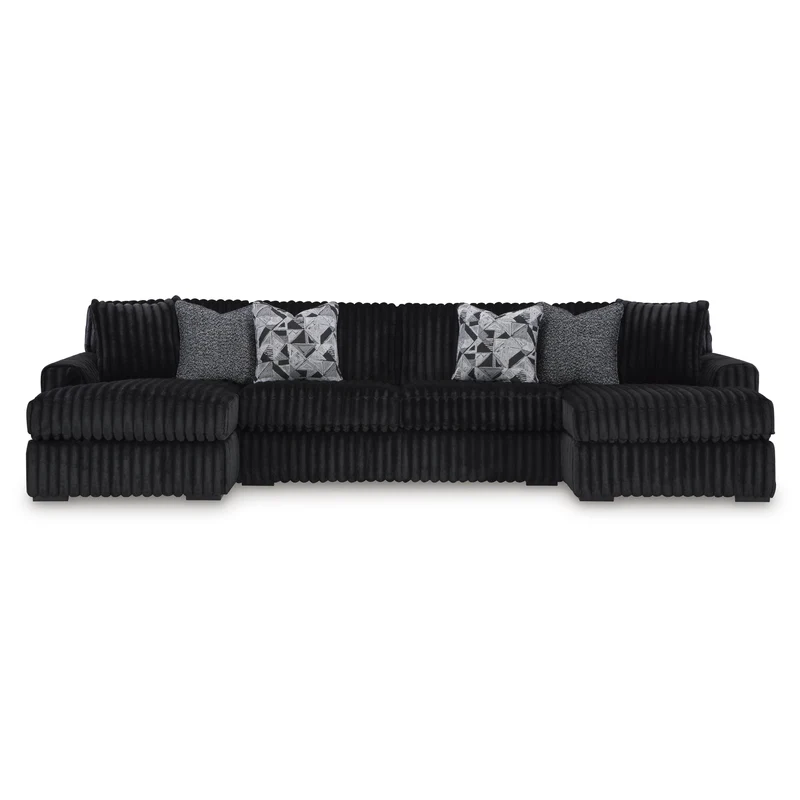 Signature Design by Ashley Midnight-Madness 98103S5 3 pc Sectional with Chaise