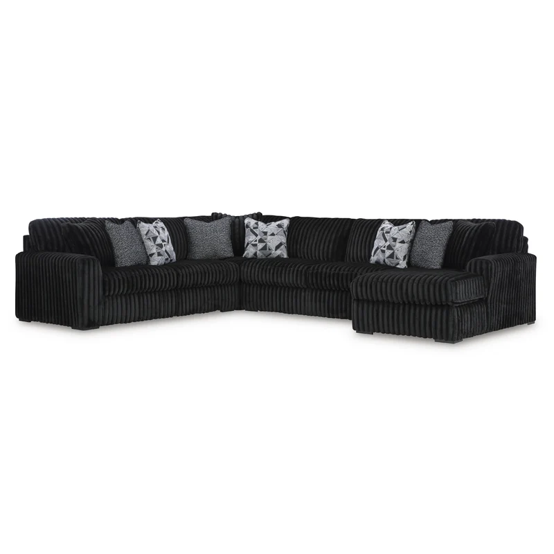 Signature Design by Ashley Midnight-Madness 98103S3 4 pc Sectional with Chaise