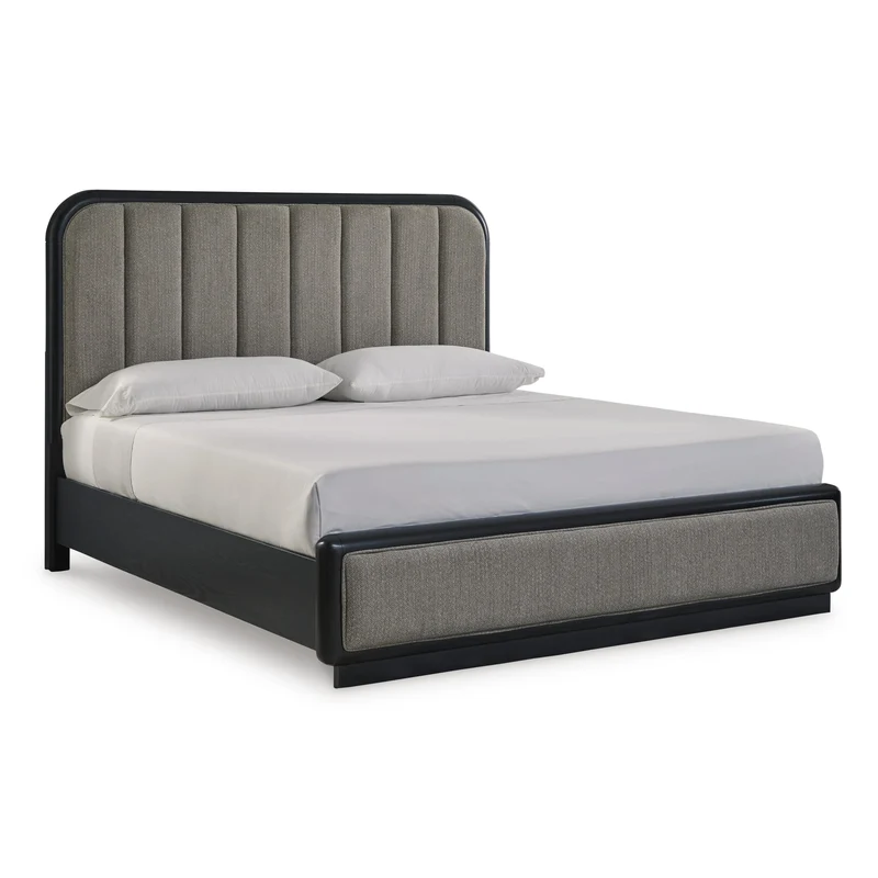 Signature Design by Ashley Rowanbeck B821B4 King Upholstered Panel Bed