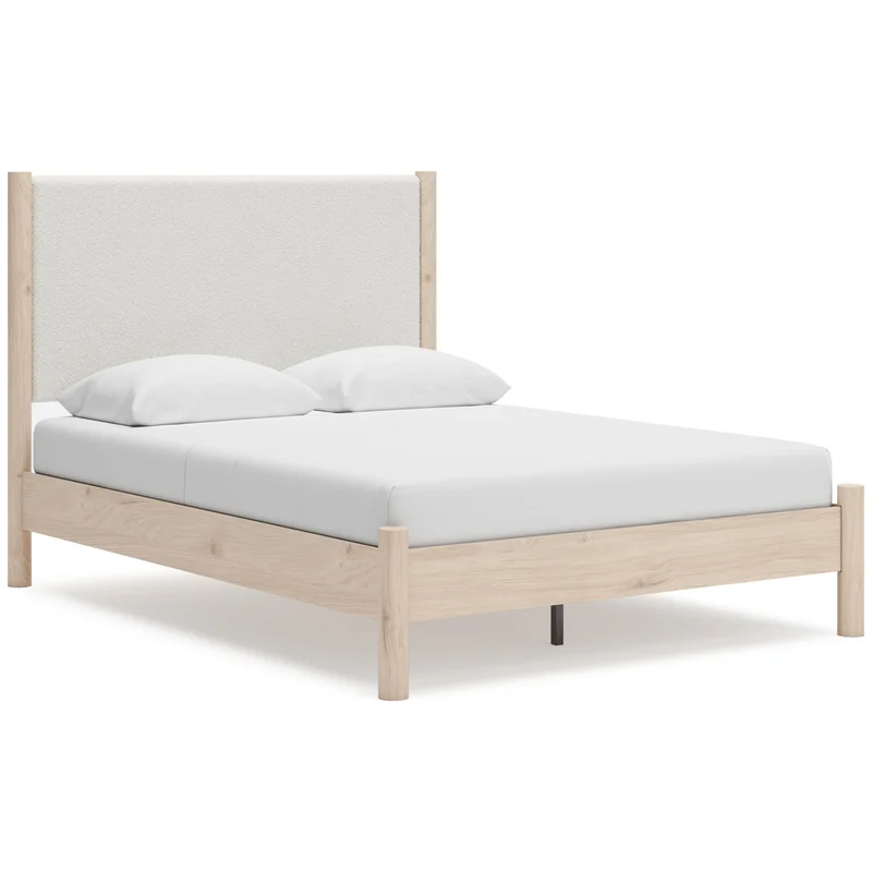 Signature Design by Ashley Cadmori B2615B4 Queen Upholstered Panel Bed